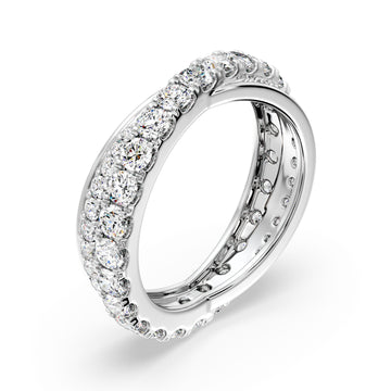 Elegant Twist Eternity Ring