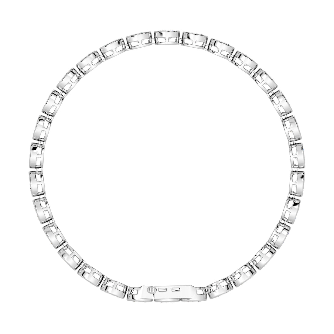 10.00 CTTW OVAL Shape Diamond Bracelet in Gold  Elegant Statement