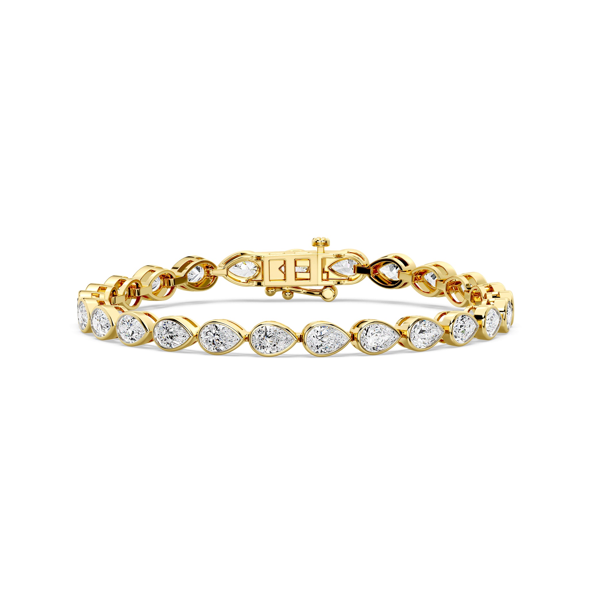 12.00 CTTW EMERALD Shape Diamond Bracelet in Gold – Elegant Statement Piece
