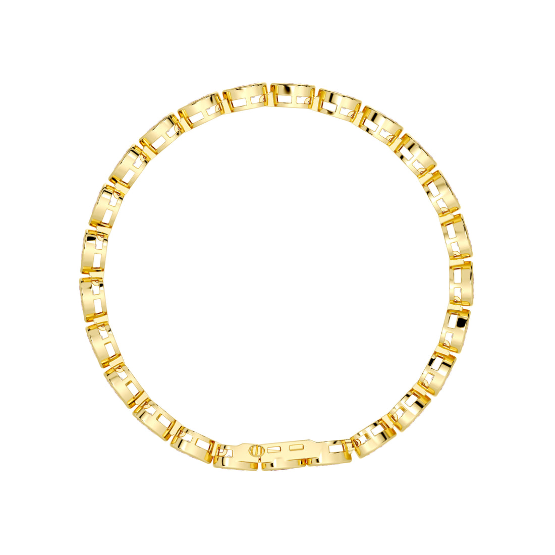 12.00 CTTW EMERALD Shape Diamond Bracelet in Gold – Elegant Statement Piece