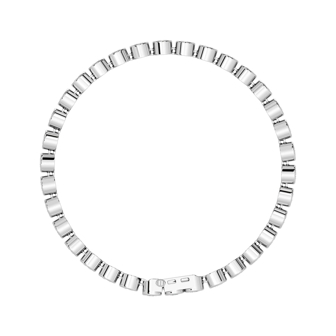 13.00 CTTW ROUND Shape Diamond Bracelet in Gold  Elegant Statement