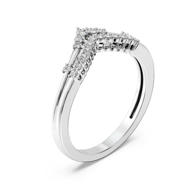 1/6 CTW Crown-Inspired Diamond Band