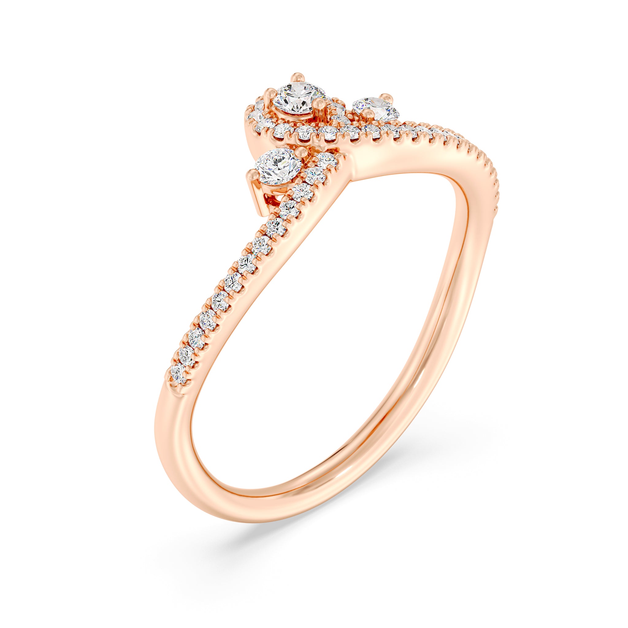 1/4 CTW Diamond Infinity Crown Ring