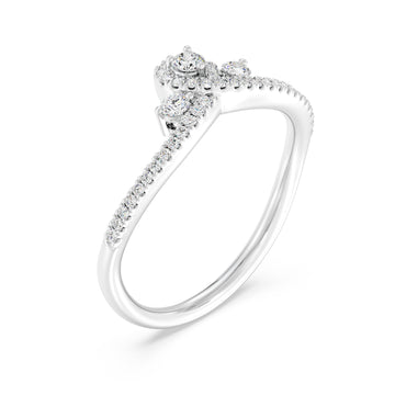 1/4 CTW Diamond Infinity Crown Ring