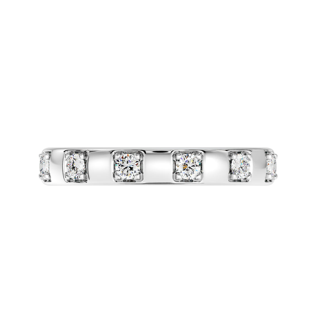 1/4 CTW.Minimalist Classic Diamond Band