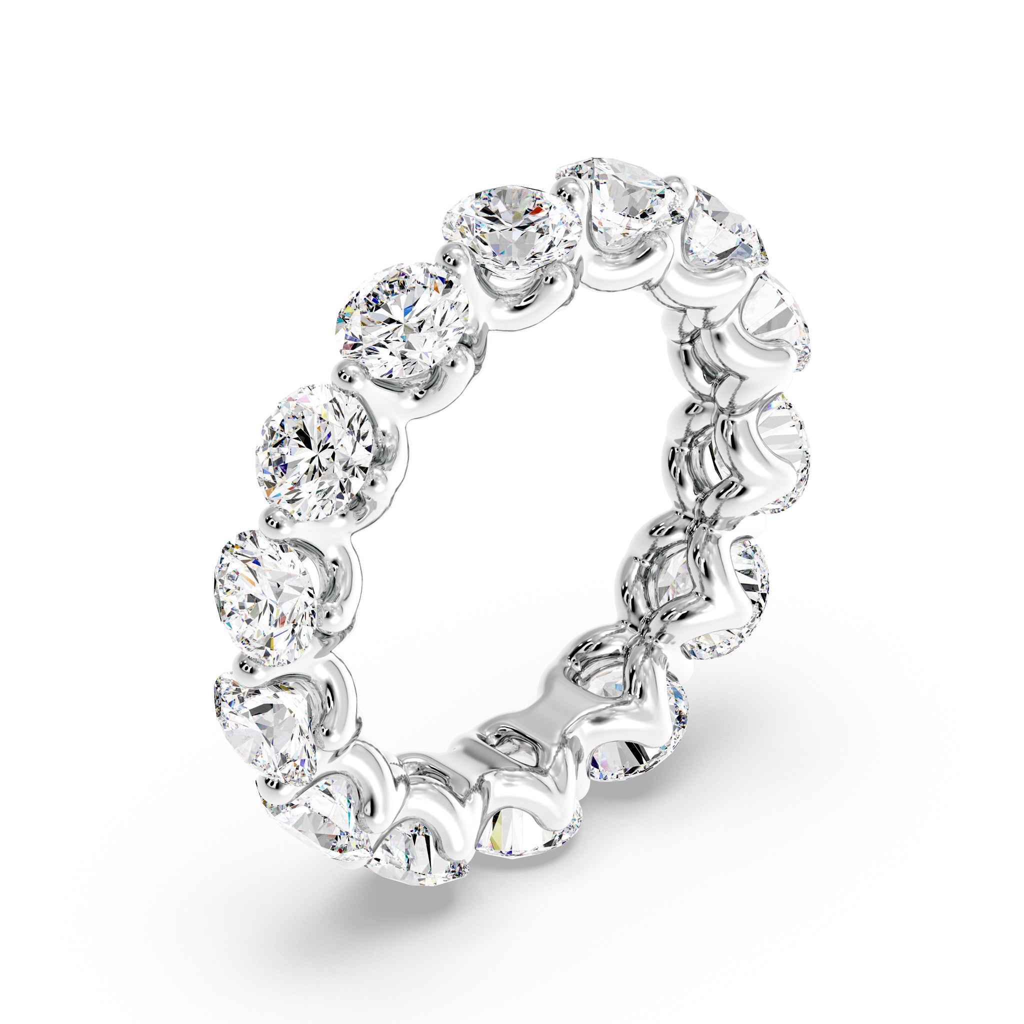 Ethereal Light Diamond Eternity Band