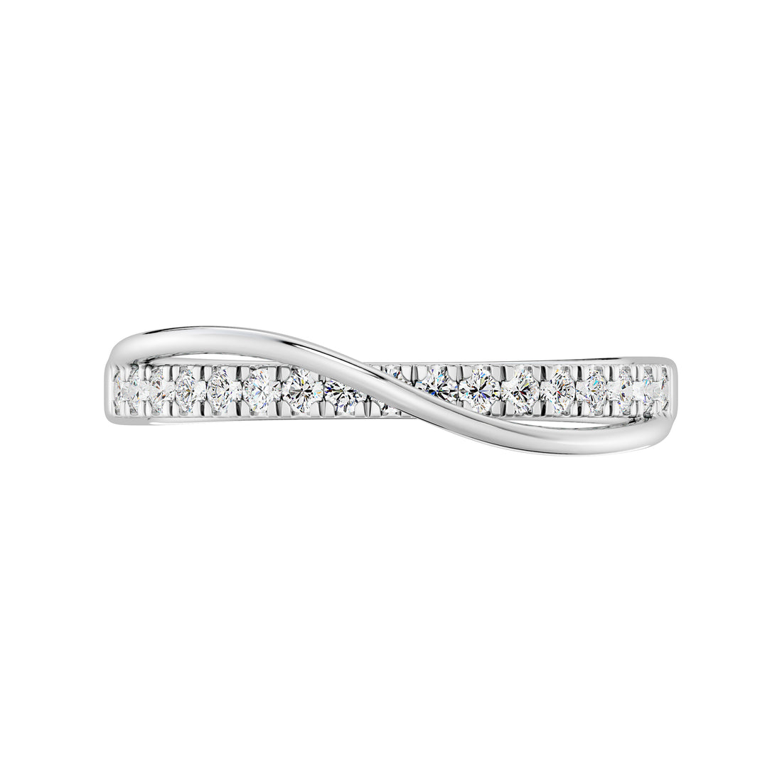 1/4 CWT Brilliant Bridge Diamond Ring