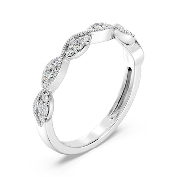 1/4 CWT Brilliant wave Diamond Ring