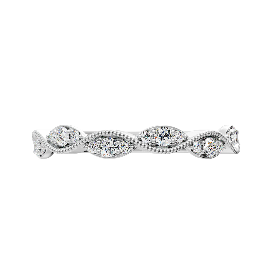 1/4 CWT Brilliant wave Diamond Ring
