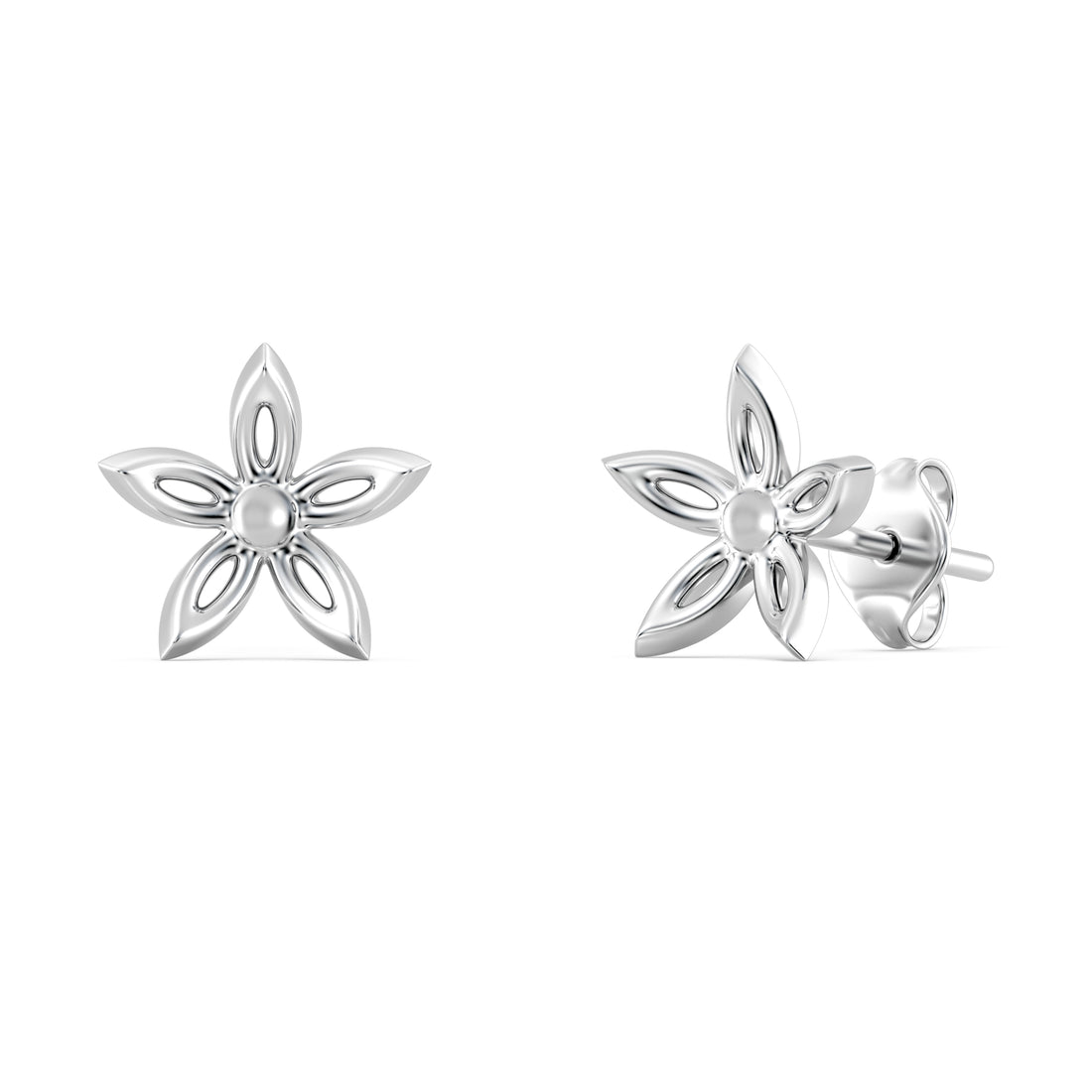 Timeless 5-Petal Flower Earrings"