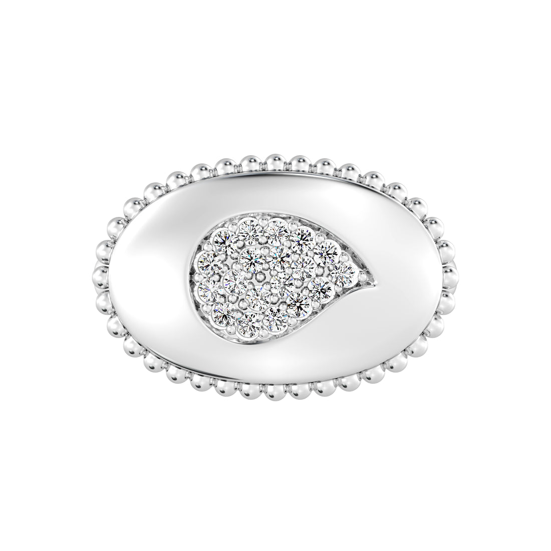 1/4 CARAT LAB GROWN DIAMOND FASHION PASLY RING set in gold