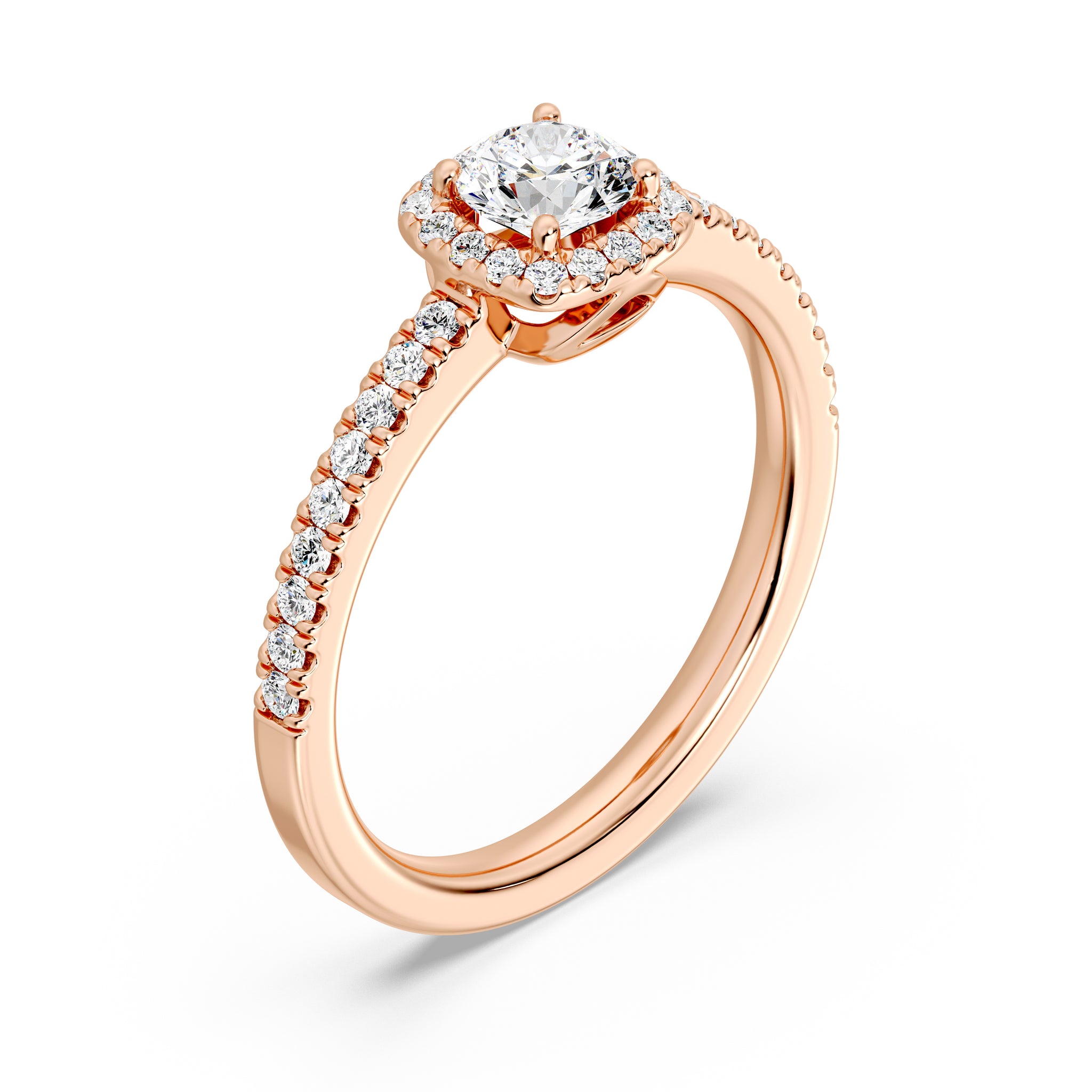Timeless Cushion Cut Halo Bridal Ring