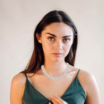 Lab-Grown VS Quality Diamond Designer Necklace in 18KT Gold 46.