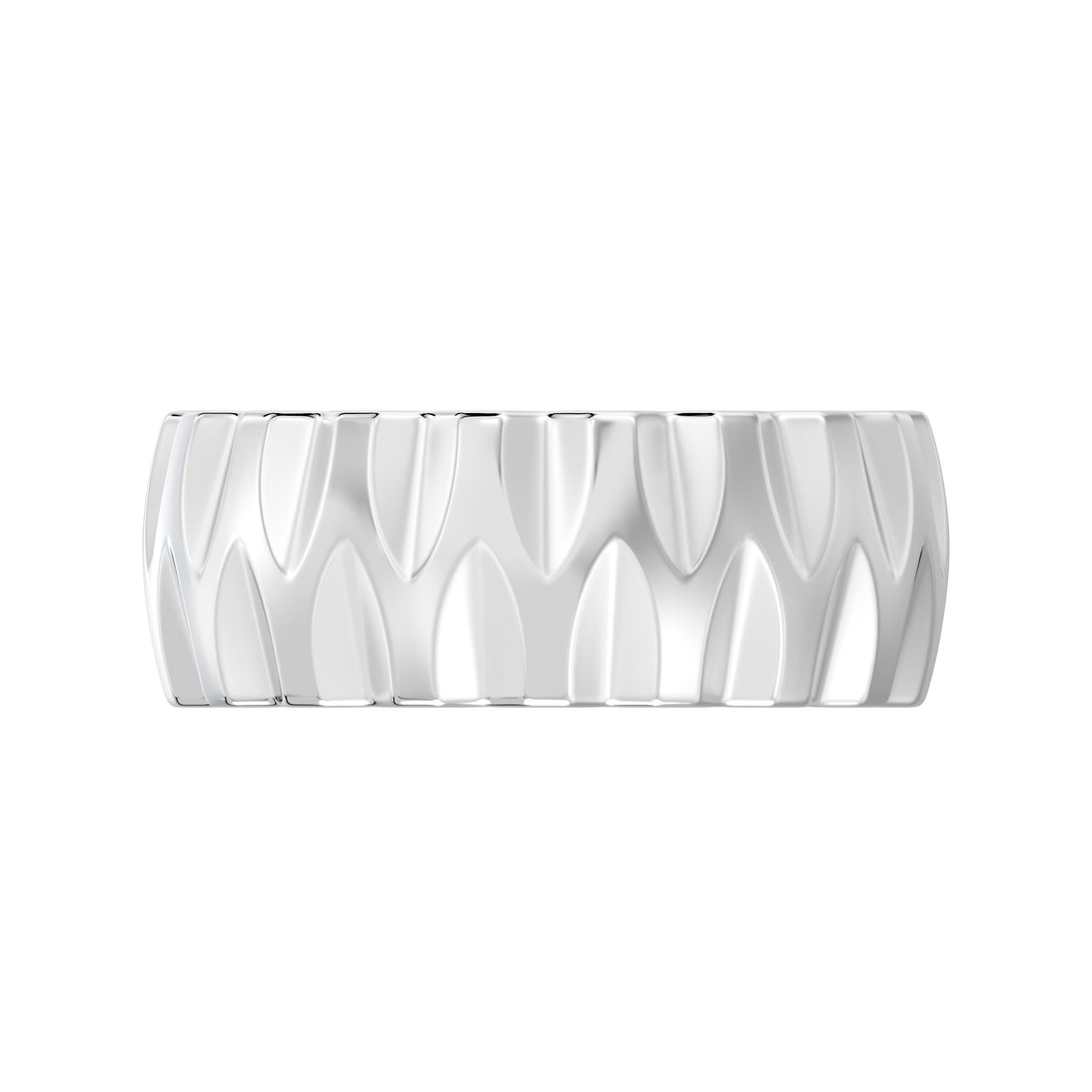 Italian-Inspired Plain Gold Bands with Beaver Bird Nest Design and Mirror Finish Polish