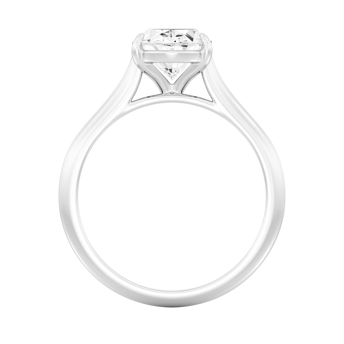 2.00Carat ROUND SHAPE Lab -Diamond PRONG Set Solitaire ring in Gold