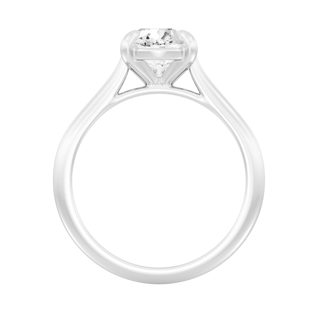 2.00 Carat PEAR SHAPE Lab -Diamond PRONG Set Solitaire ring in Gold